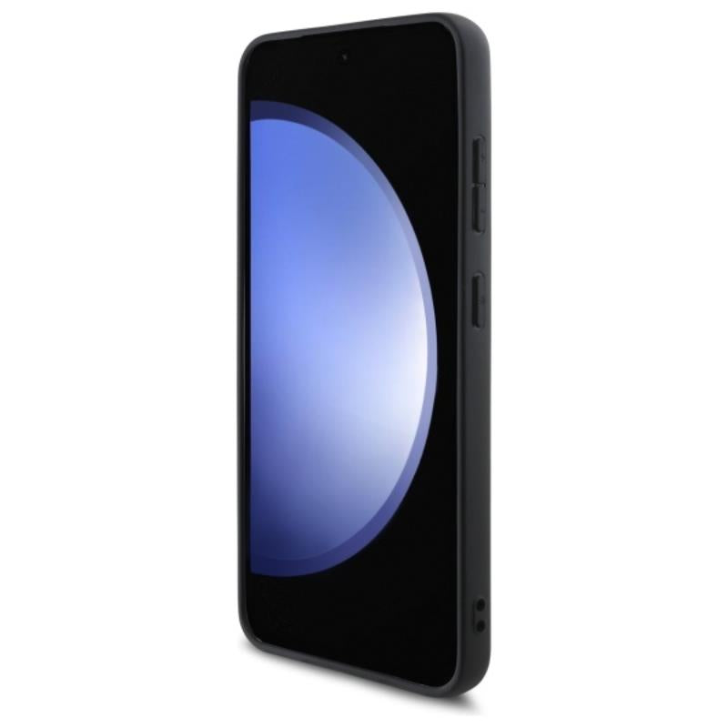 Guess 4G Metal Gold Logo - dėklas Samsung Galaxy S24 FE (rudos spalvos)