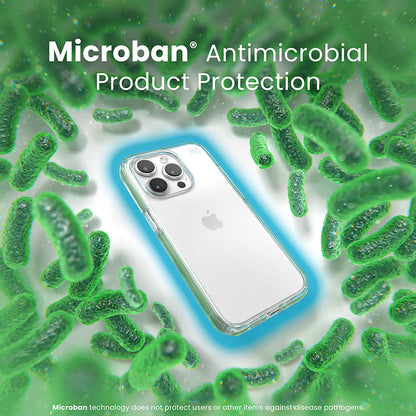 Speck Presidio Perfect-Clear – dėklas, skirtas „iPhone 15 Pro“ (permatomas)