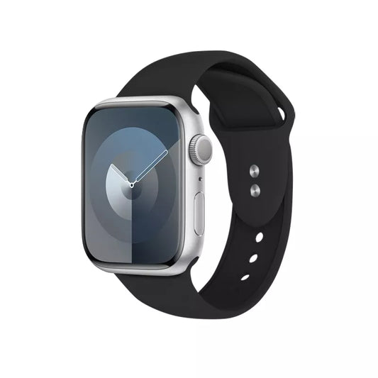 Crong Liquid – dirželis, skirtas Apple Watch 38/40/41/42 mm (juodas)