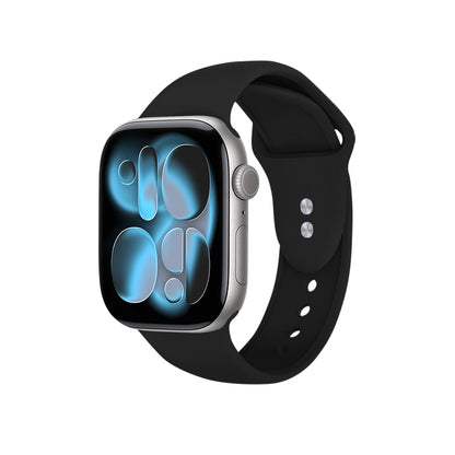 Crong Liquid - Apple Watch apyrankė 44/45/46/49 mm (juoda)
