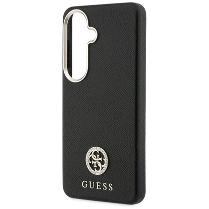 Guess deimantas apvalus logotipas MagSafe dėklas Samsung Galaxy S26 (juodas)