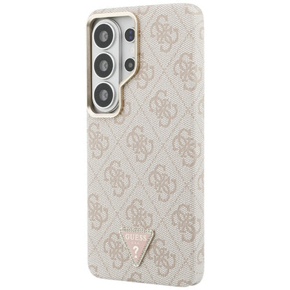 Guess 4G Triangle Logo MagSafe dėklas - Samsung Galaxy S26 Ultra (Rožinis)