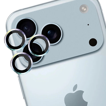 3mk Objektyvo apsauga Pro - Kameros objektyvo stiklas, skirtas iPhone 17 Pro / iPhone 17 Pro Max (Vaivorykštės spalvos)