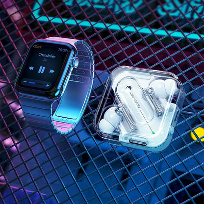 WEKOME V51 Vanguard Series - belos, belaidžiai TWS ausinės su įkrovimo dėklu, Bluetooth V5.1