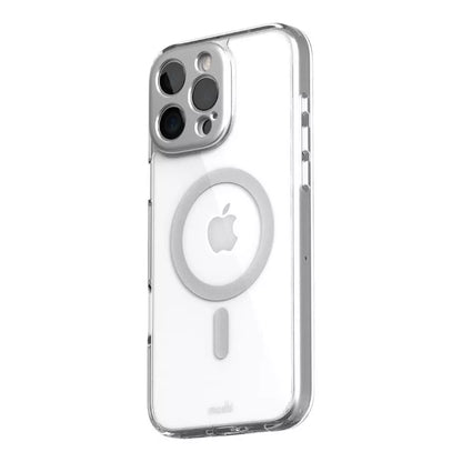 Moshi iGlaze MagSafe dėklas iPhone 16 Pro Max (Luna Sidabrinė)