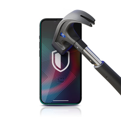 3mk HardGlass Max Lite - grūdintas stiklas, skirtas iPhone 14 / iPhone 13 / iPhone 13 Pro (juoda)