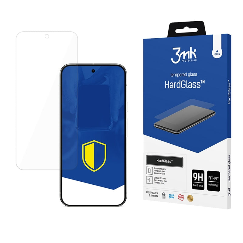 3mk HardGlass – grūdintas stiklas, skirtas „Google Pixel 9 Pro XL“