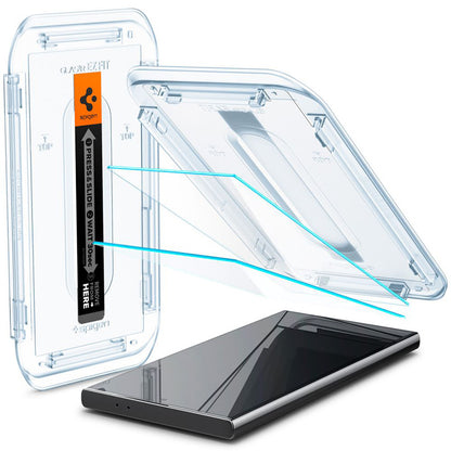 Spigen GLAS.TR EZ FIT 2 pakuotė – grūdintas stiklas, skirtas „Samsung Galaxy S24 Ultra“ (2 vnt.)