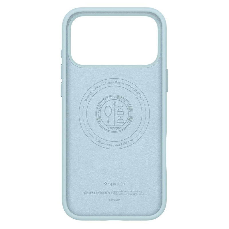 Spigen Silicone Fit Mag MagSafe – Dėklas iPhone 17 Pro (Matinis mėlynas)