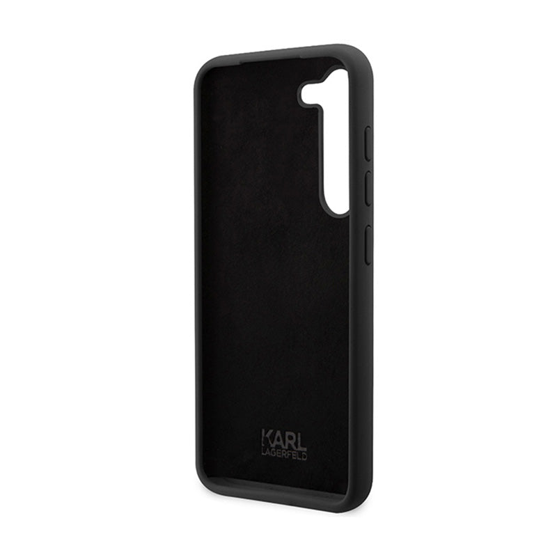 Karl Lagerfeld Silicone Choupette – Samsung Galaxy S24+ dėklas (juodas)