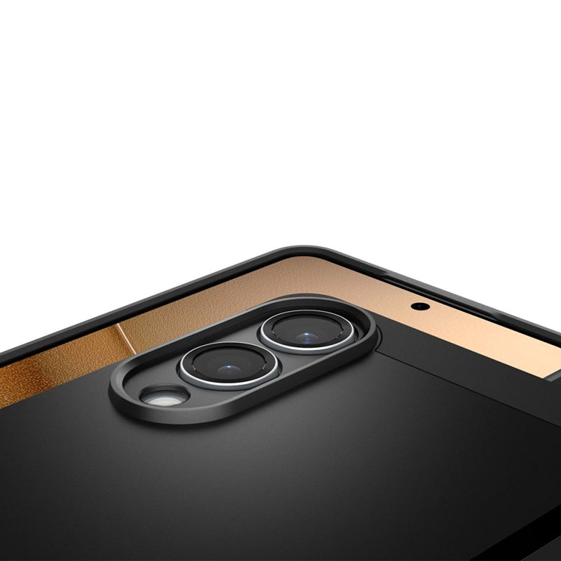 Spigen Tough Armor MagSafe – Dėklas, skirtas Samsung Galaxy S25 Edge (juodas)