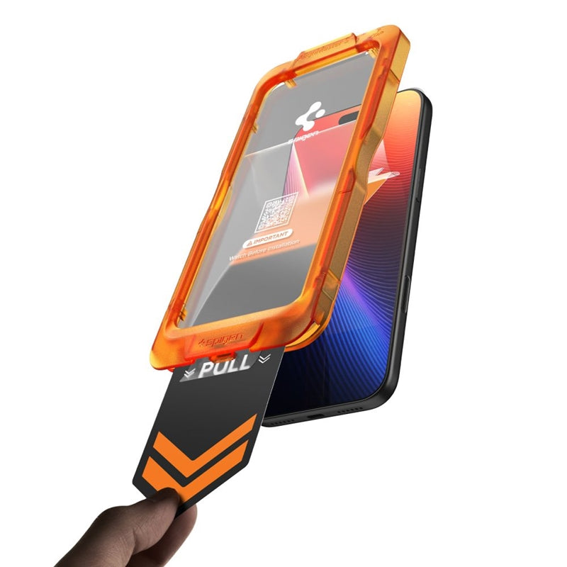 Spigen Glas.tR AlignMaster Slim 3-Vnt. - Grūdintas stiklas, skirtas Apple iPhone 17 (3 vnt.)