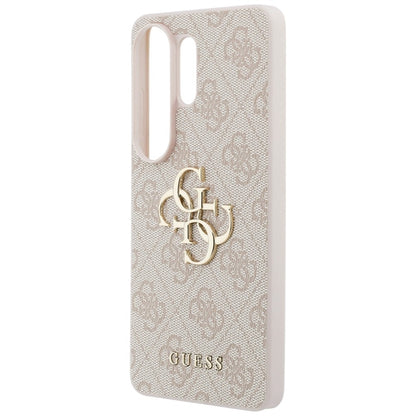 Guess 4G Big Metal Logo dėklas - Samsung Galaxy S26 Ultra (Rožinis)