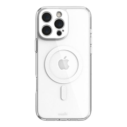 Moshi iGlaze MagSafe dėklas iPhone 16 Pro Max (Luna Sidabrinė)