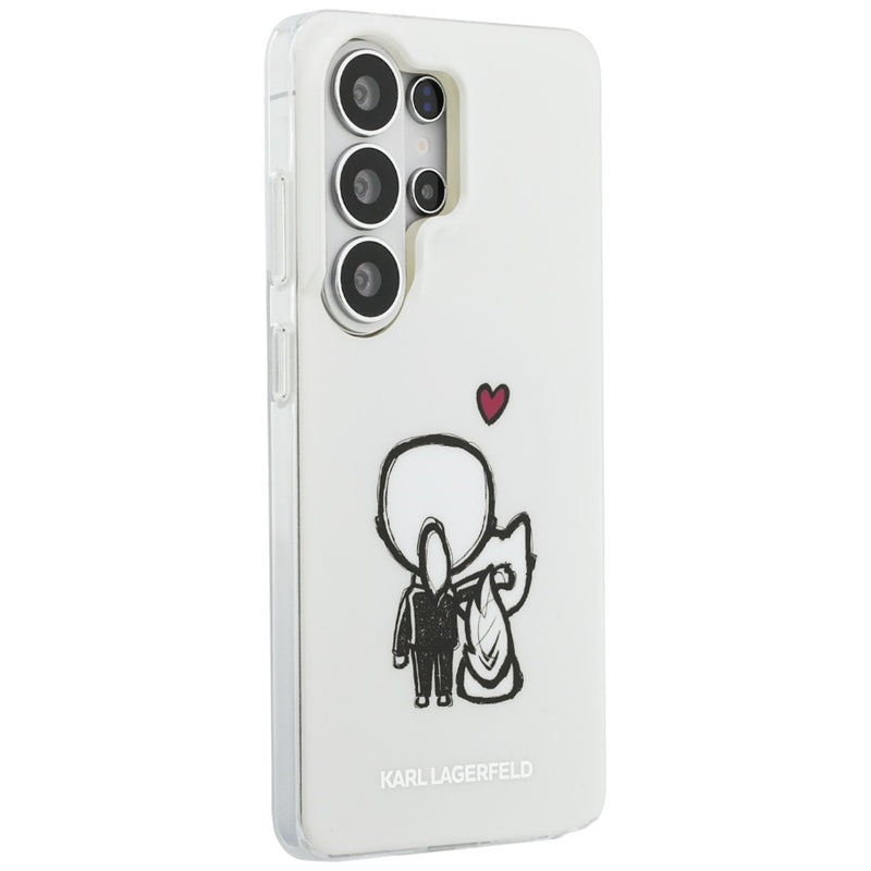 Karl Lagerfeld IML Karl & Choupette MagSafe dėklas - Samsung Galaxy S26 Ultra (Skaidrus)