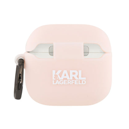 Karl Lagerfeld Silicone Choupette Head 3D - AirPods 4 dėklas (rožinis)