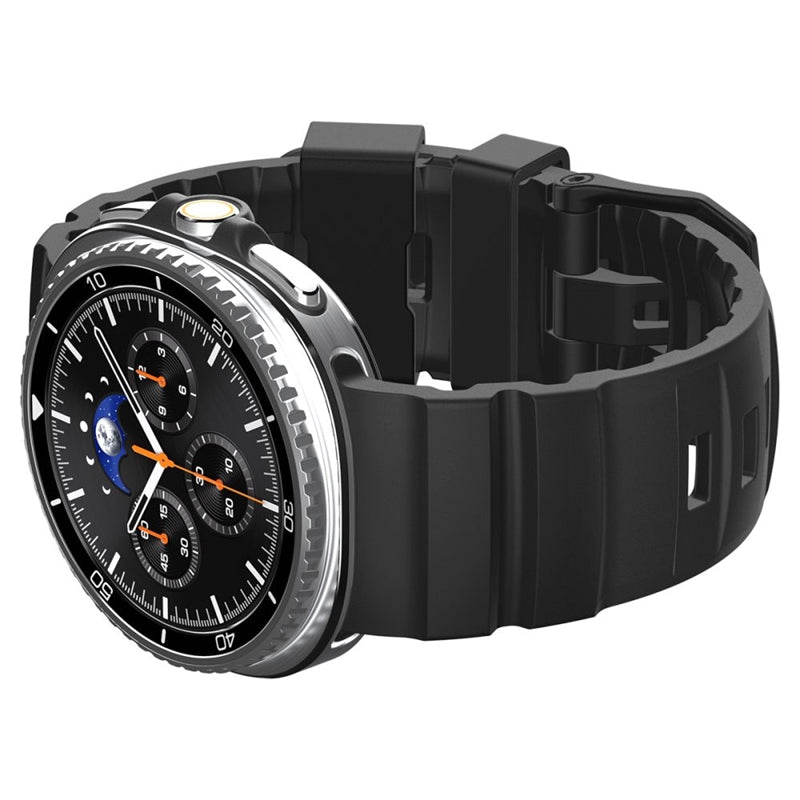 Spigen WBS2 - Dirželis Samsung Galaxy Watch 8 / 8 Classic 40 / 44 / 46 mm (Juodas)