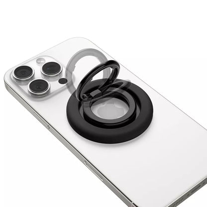 Spigen Nano Pop MagSafe telefono žiedas - piršto laikiklis su stovo funkcija (juoda sezamo)