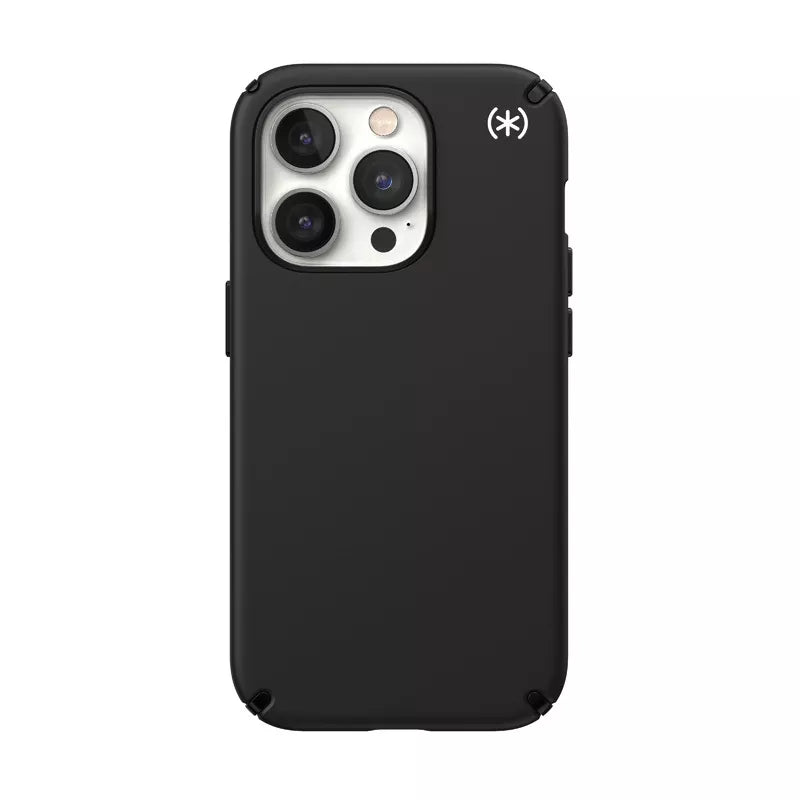 Speck Presidio2 Pro - dėklas "iPhone 14 Pro" su MICROBAN danga (juodas / juodas / baltas)