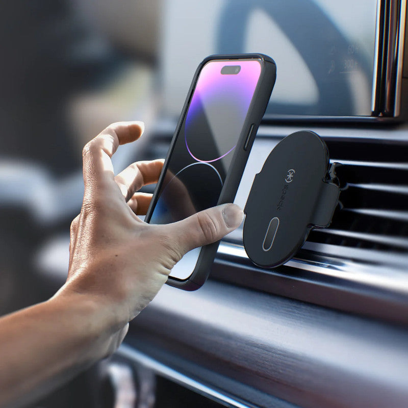 Speck ClickLock automobilio laikiklis ventiliacijai su MagSafe – Automobilio laikiklis (juodas)