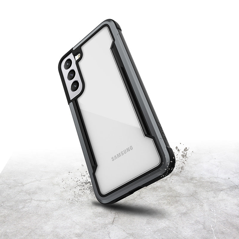 X-Doria Raptic Shield Pro - "Samsung Galaxy S22+ 5G" dėklas (antimikrobinė apsauga) (juodas)