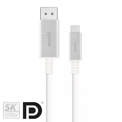 Moshi USB-C 
į DisplayPort kabelis 1,5 m, 5K (baltas)