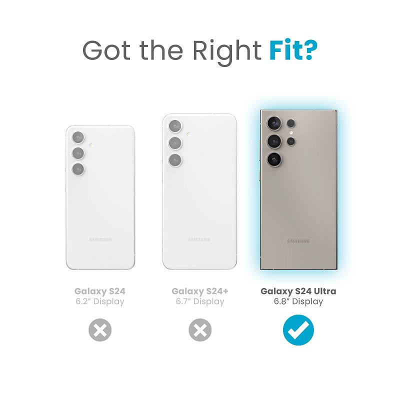 Speck Presidio Lux Glitter - „Samsung Galaxy S24 Ultra“ dėklas (skaidrus / aukso blizgučiai)