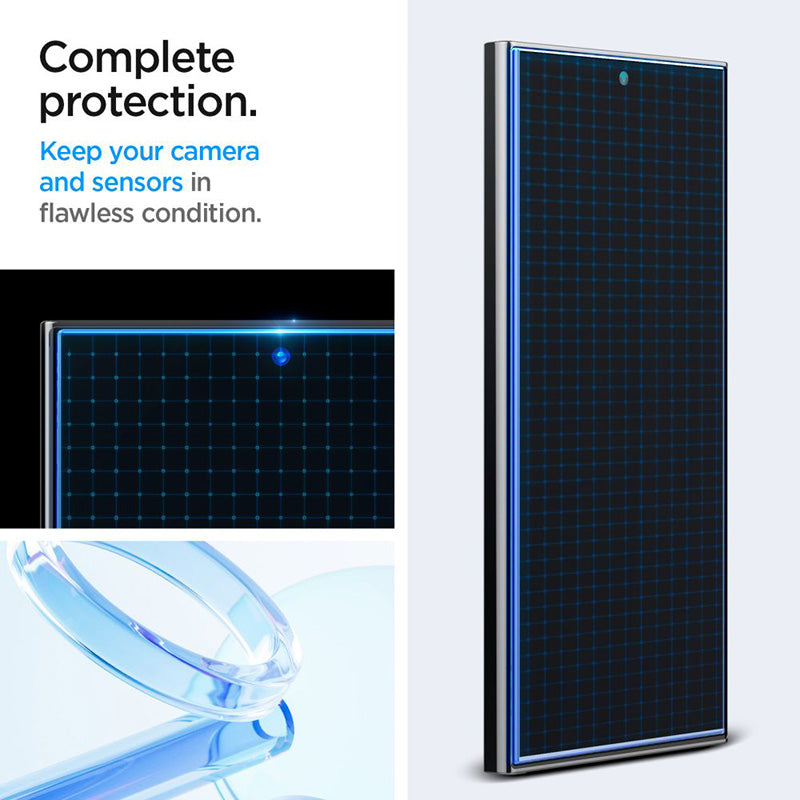 Spigen GLAS.TR EZ FIT 2 pakuotė – grūdintas stiklas, skirtas „Samsung Galaxy S24 Ultra“ (2 vnt.)