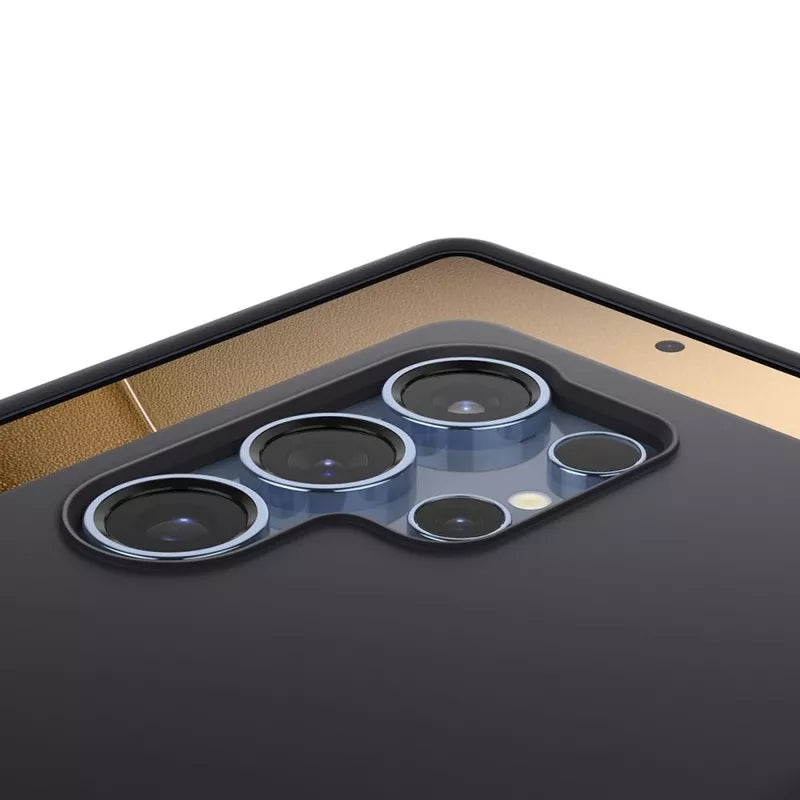 Spigen Silicone Fit Mag MagSafe – dėklas, skirtas Samsung Galaxy S25 Ultra (juoda spalva)