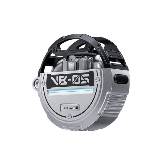WEKOME VB05 Vanguard Series – „Bluetooth V5.3 TWS“ belaidės ausinės su įkrovimo dėklu (pilkos)