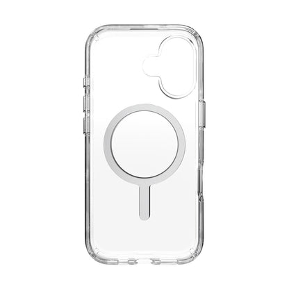 Speck Presidio Perfect Clear MagSafe - iPhone 17 dėklas (Skaidrus / Sidabrinis)