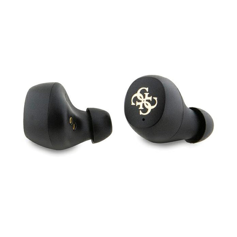 Guess 4G Metal Logo – TWS ENC „Bluetooth“ ausinės + įkrovimo dėklas (mėlynos)