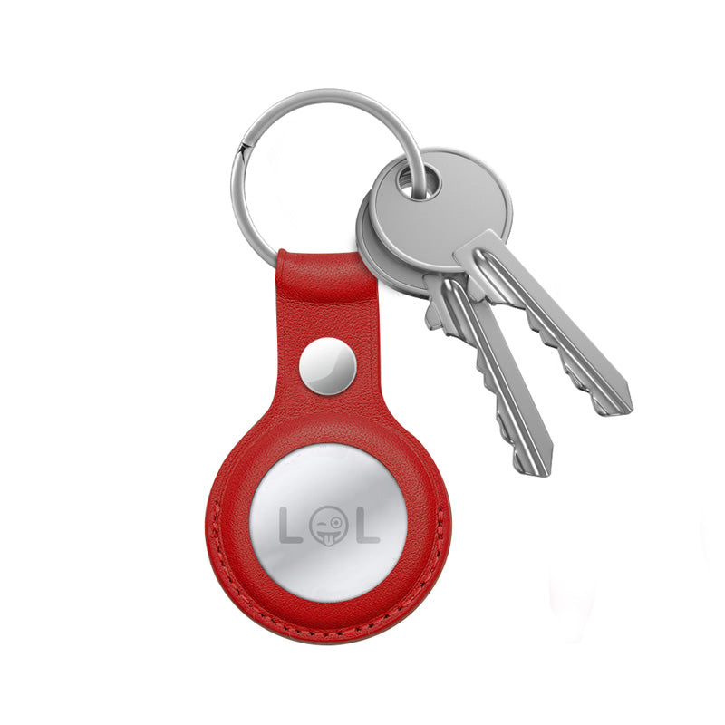 Crong odininis dėklas su raktų pakabuku – Odiniss apsauginis pakabukas Apple AirTag (raudona)