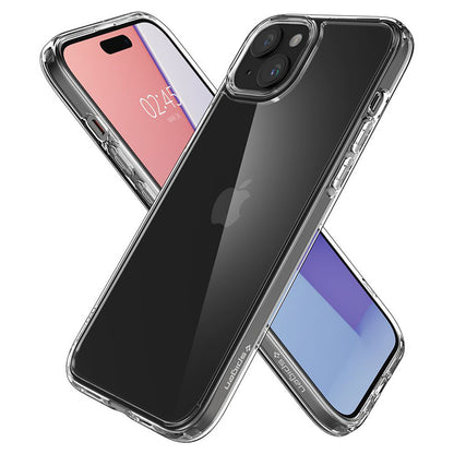 Spigen Ultra Hybrid – dėklas iPhone 15 (skaidrus)