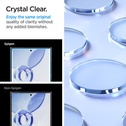 Spigen GLAS.TR EZ FIT 2 pakuotė – grūdintas stiklas, skirtas „Samsung Galaxy S24 Ultra“ (2 vnt.)
