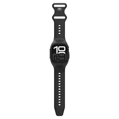 Spigen Liquid Air Pro – dirželis su dėklu, skirtu Apple Watch 10 46 mm (matinė juoda)