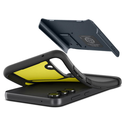 Spigen Ultra Hybrid Mag MagSafe - Dėklas, skirtas iPhone 17 Pro Max (Skaidrus/Auksinis)