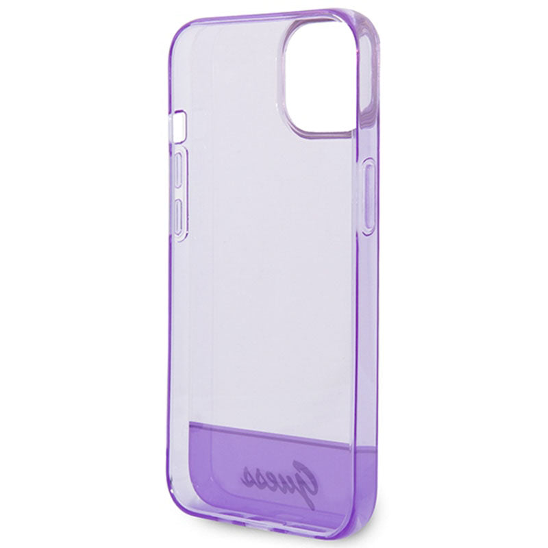 Guess Translucent - iPhone 14 Plus dėklas (violetinis)
