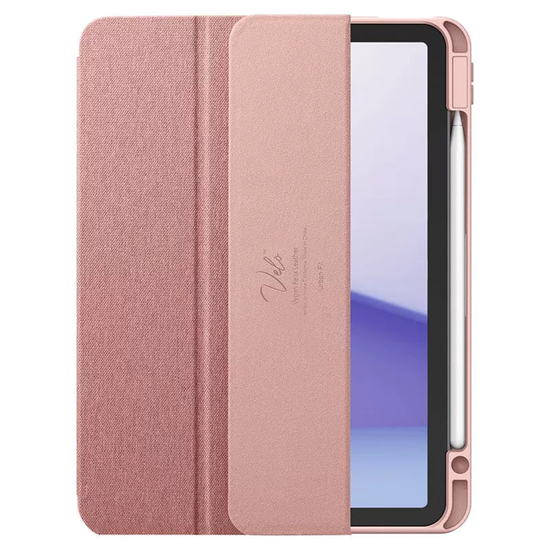 Spigen Urban Fit – dėklas, skirtas iPad Air 11" M3 (2025) / M2 (2024) / iPad Air 10.9" (5–4 kartos) (2022–2020) (rožinio aukso spalvos)