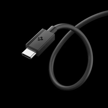 Spigen EB6020CC Essential – USB-C į USB-C kabelis, PD 60W, 2m (Juodas)