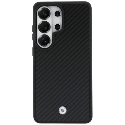 BMW magnetinis dėklas „Carbon Fiber MagSafe“ – „Samsung Galaxy S26 Ultra“ (juodas)