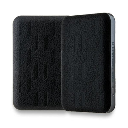 Karl Lagerfeld Karl Head Pin MagSafe – belaidis maitinimo blokas 5000 mAh 15W (juodas)