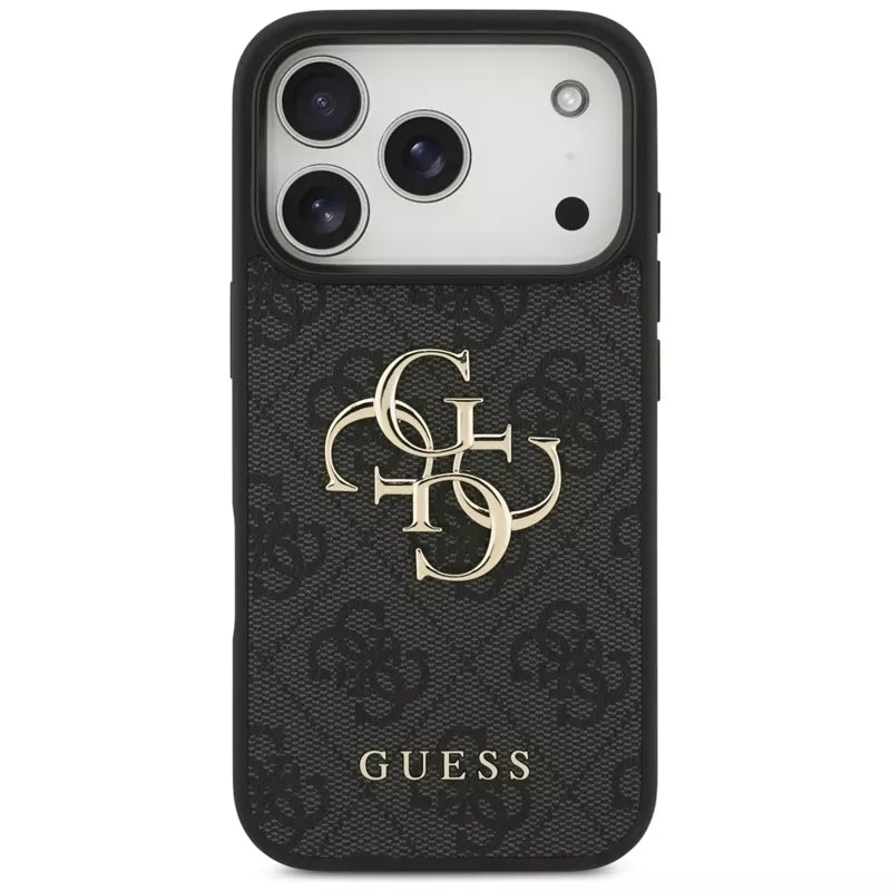 Guess 4G Big Logo - Dėklas iPhone 17 Pro (juodas)