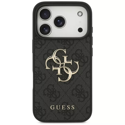 Guess 4G Big Logo - Dėklas iPhone 17 Pro (juodas)
