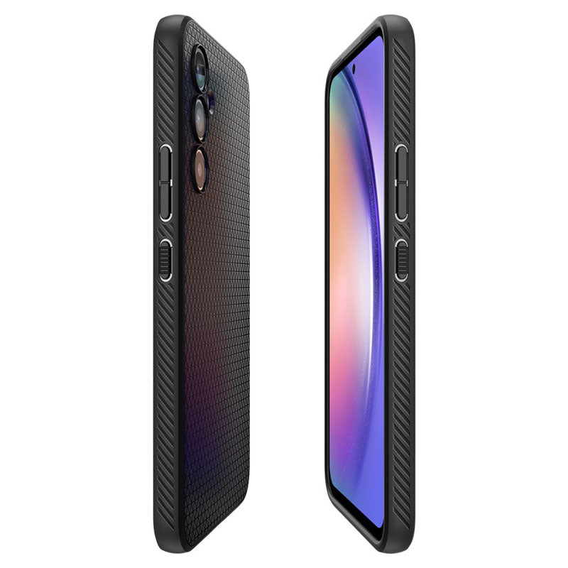 Spigen Liquid Air – dėklas, skirtas Samsung Galaxy A54 5G (juodas)
