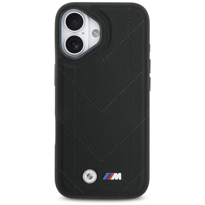 BMW M Dyjuotas logotipas MagSafe - iPhone 17 dėklas (juodas)