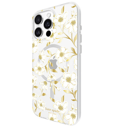 Kate Spade New York Protective Gems MagSafe – dėklas, skirtas iPhone 16 Pro Max (Sunshine Floral)