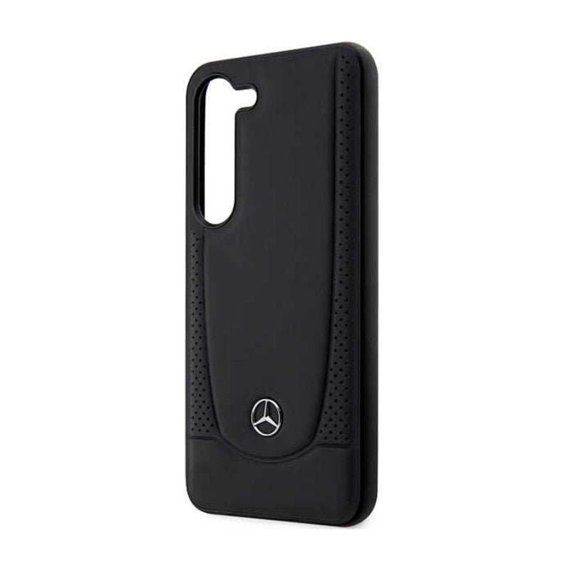 „Mercedes Leather Urban Line“ dėklas – Samsung Galaxy S23 FE (juodas)