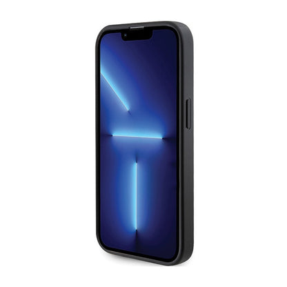 Guess Saffiano MagSafe – "iPhone 14 Pro Max" dėklas (juodas)