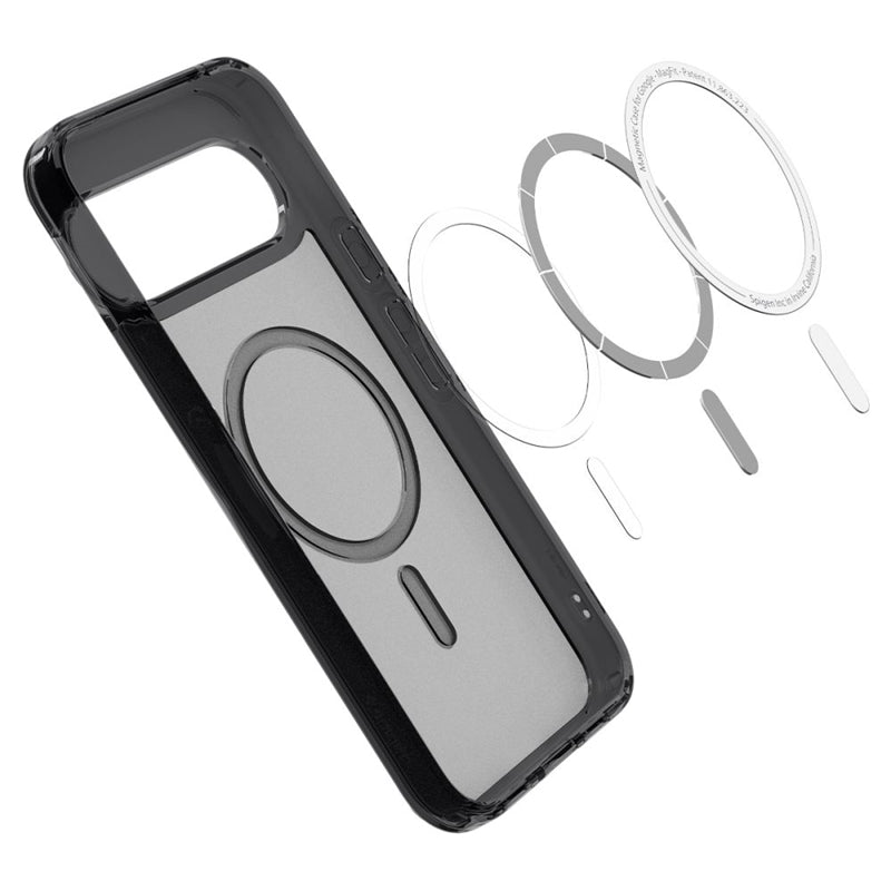 Spigen Ultra Hybrid Mag MagSafe - Apsauginis dėklas Google Pixel 10 Pro XL (Matiniu juoda)